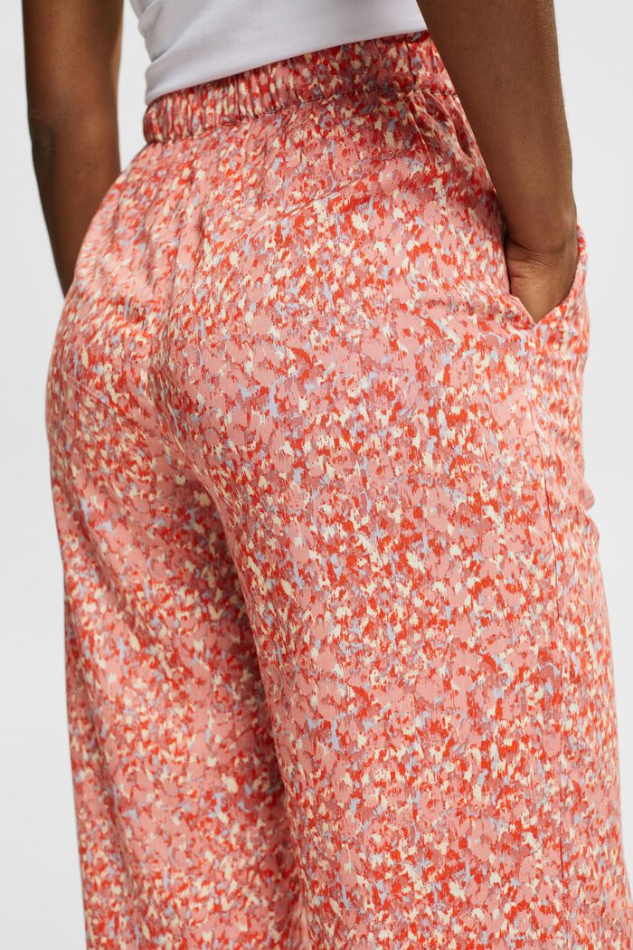 Pantalon de pyjama à motif petits pois, LENZING™ ECOVERO™, TERRACOTTA, detail image number 4