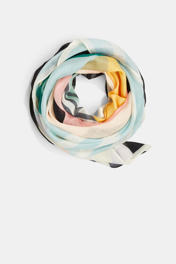 Sjaal met geometrisch motief