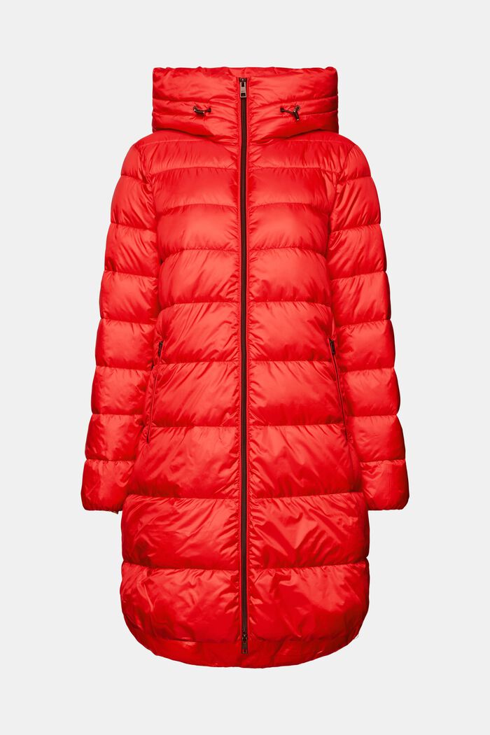 Recyclé : le manteau matelassé à capuche, RED, detail image number 5