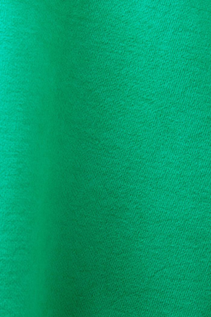 Sweat à capuche logoté en coton mélangé, GREEN, detail image number 6