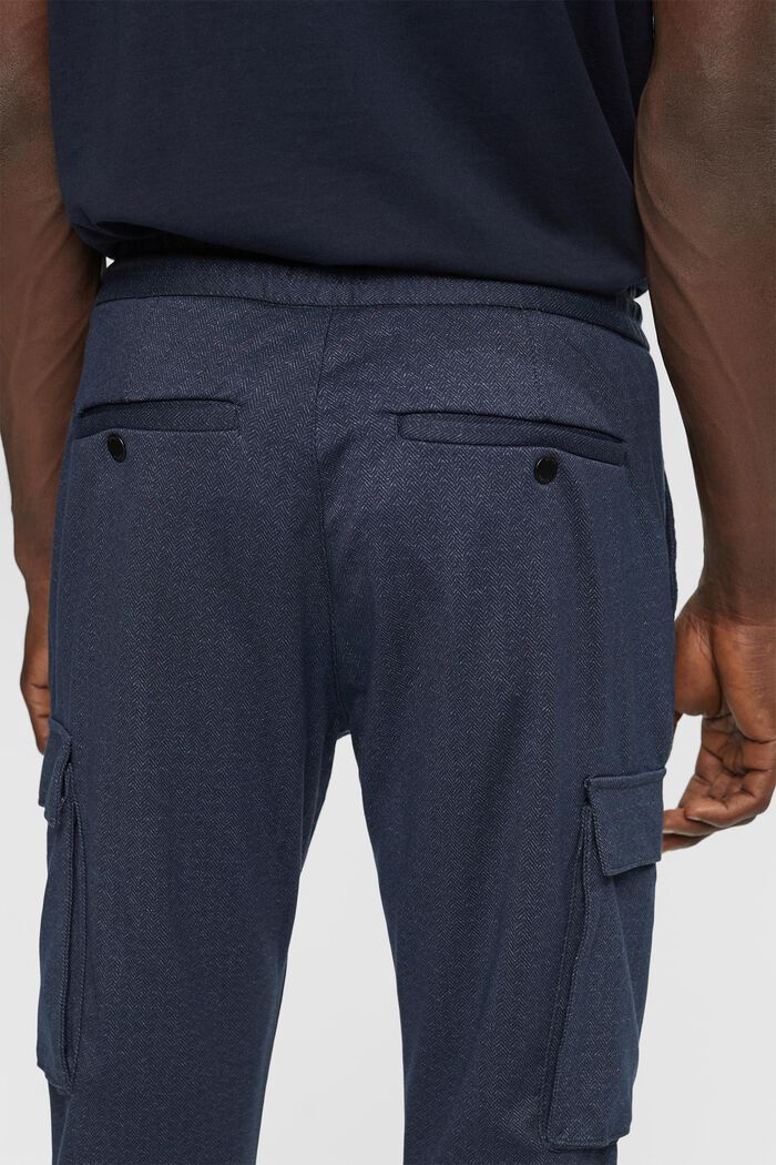 Pantalon de jogging style cargo, BLUE, detail image number 4