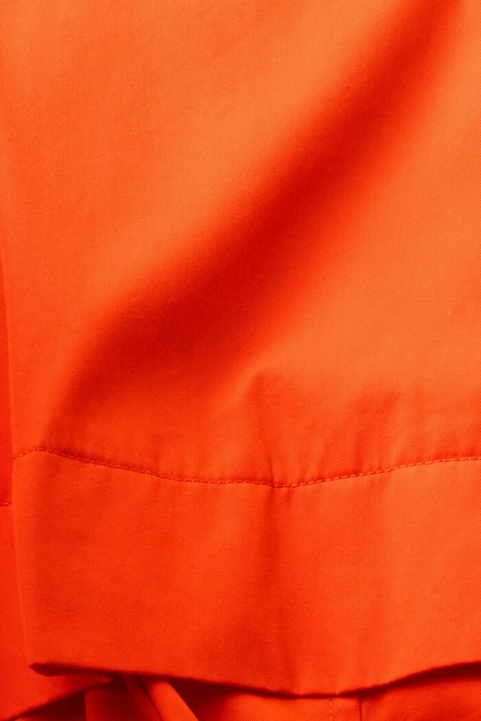 Trench-coat court à ceinture, ORANGE RED, detail image number 4
