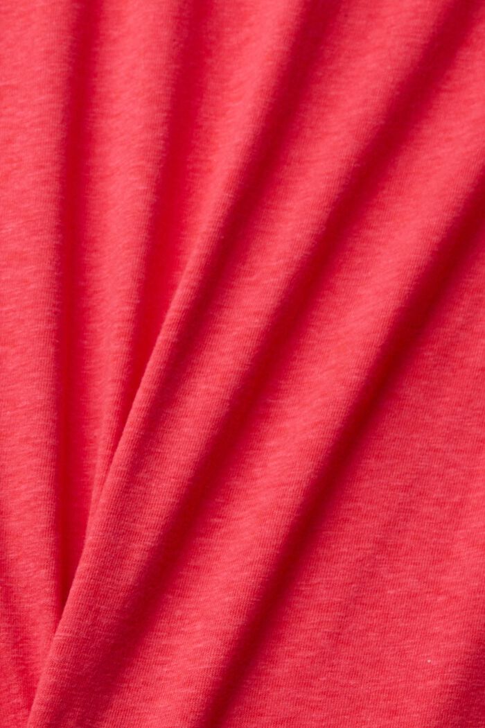 T-shirt à manches ballon, RED, detail image number 1