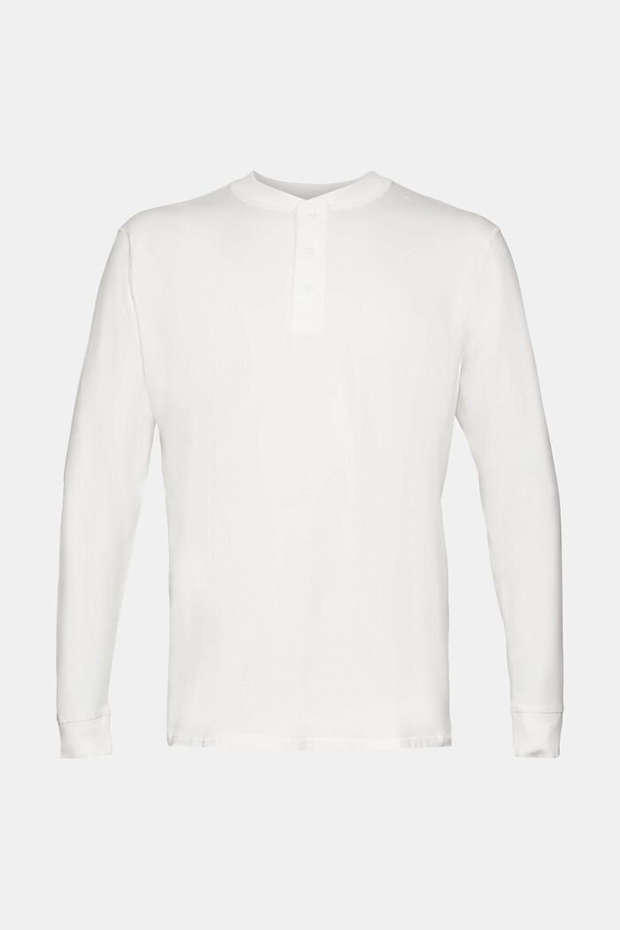 T-shirt à manches longues et boutons, OFF WHITE, detail image number 7