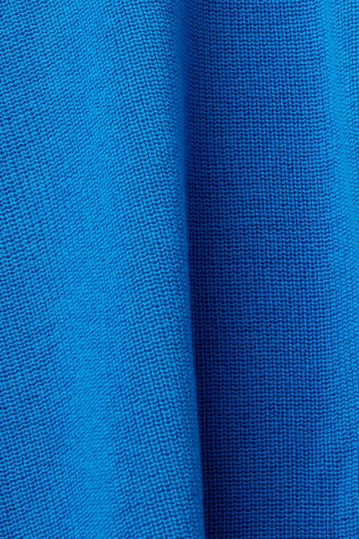 Pull-over à manches chauve-souris, 100 % coton, BLUE, detail image number 4