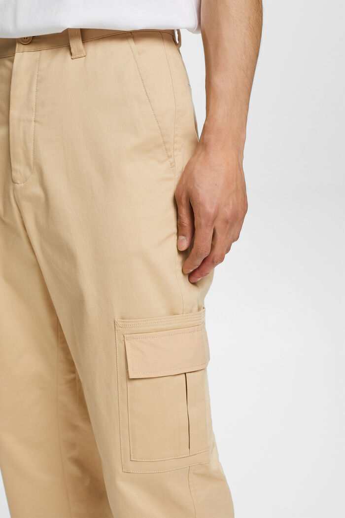 Pantalon cargo doté de revers à la base, SAND, detail image number 2