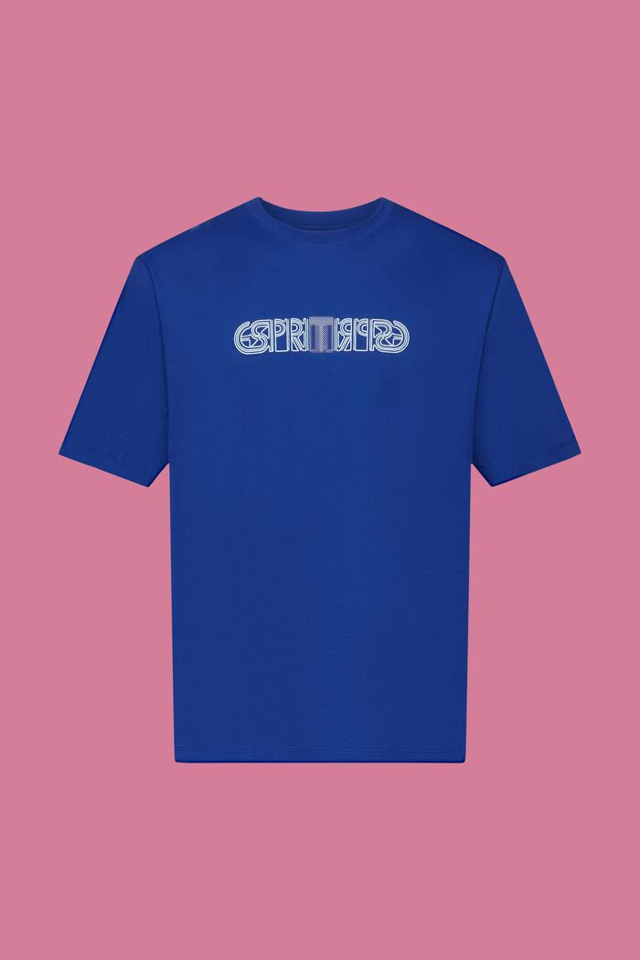 T-shirt de coupe Relaxed Fit à imprimé logo, INK, detail image number 6
