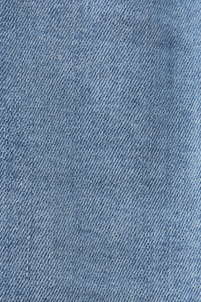 Washed jeans met biologisch katoen, BLUE LIGHT WASHED, detail image number 5