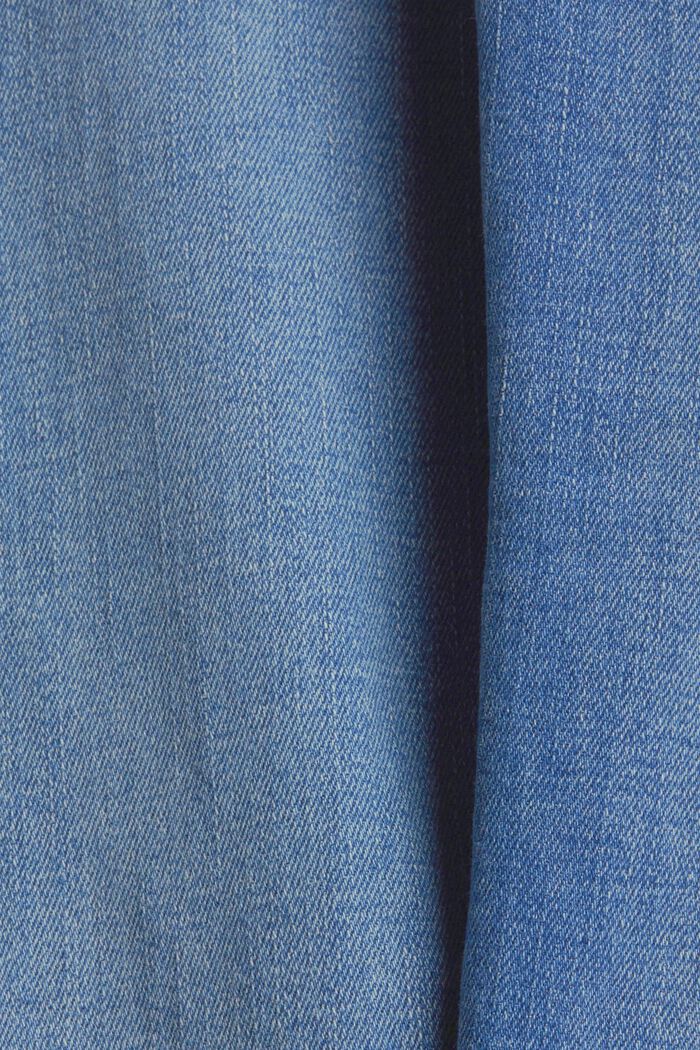 Jean stretch en coton biologique, BLUE LIGHT WASHED, detail image number 1