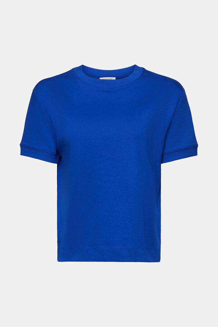 T-shirt met korte mouwen en ronde hals, BRIGHT BLUE, detail image number 5