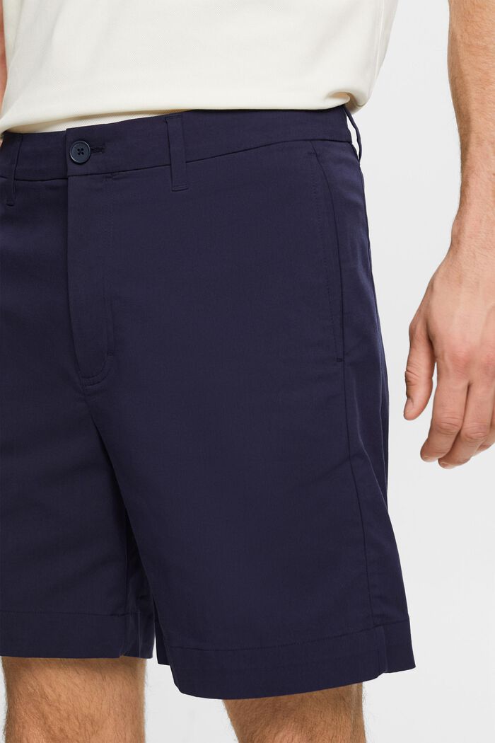 Short chino en twill stretch, NAVY, detail image number 4