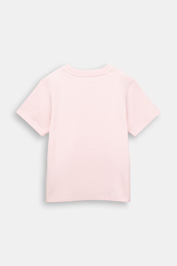 T-shirt en jersey de coton animé d’un logo, PASTEL PINK, detail image number 3