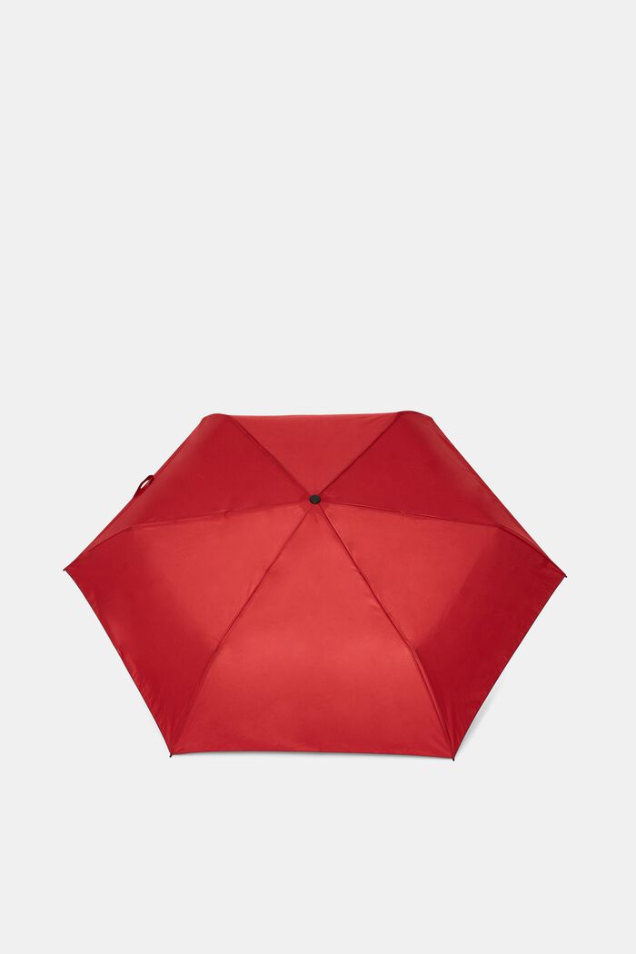 Opvouwbare, rode easymatic slimline paraplu, FLAG RED, detail image number 0