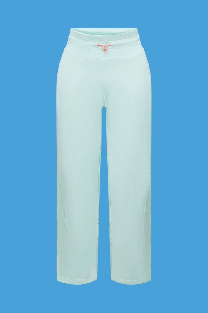 Pantalon de jogging de coupe étroite en coton mélangé, LIGHT AQUA GREEN, detail image number 6