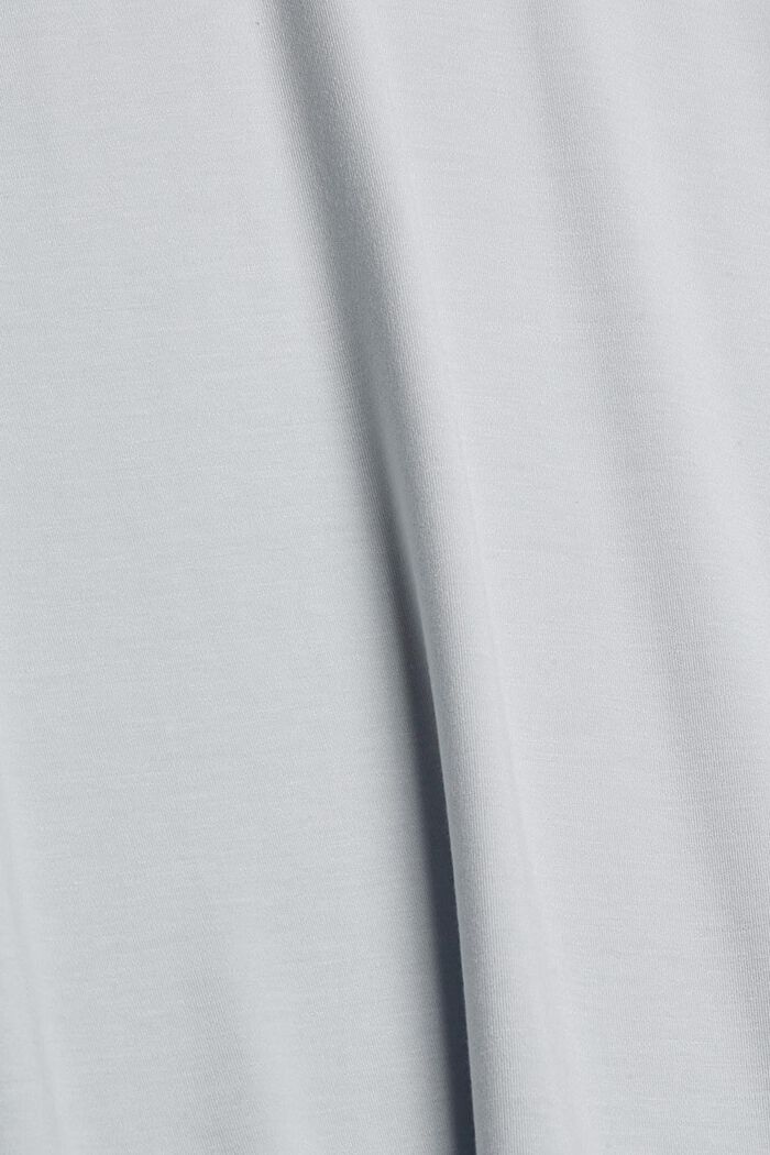 TENCEL™: jersey jurk met col, PASTEL GREY, detail image number 1