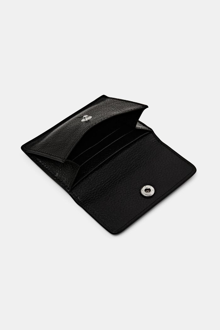 Petit portefeuille en cuir, BLACK, detail image number 1