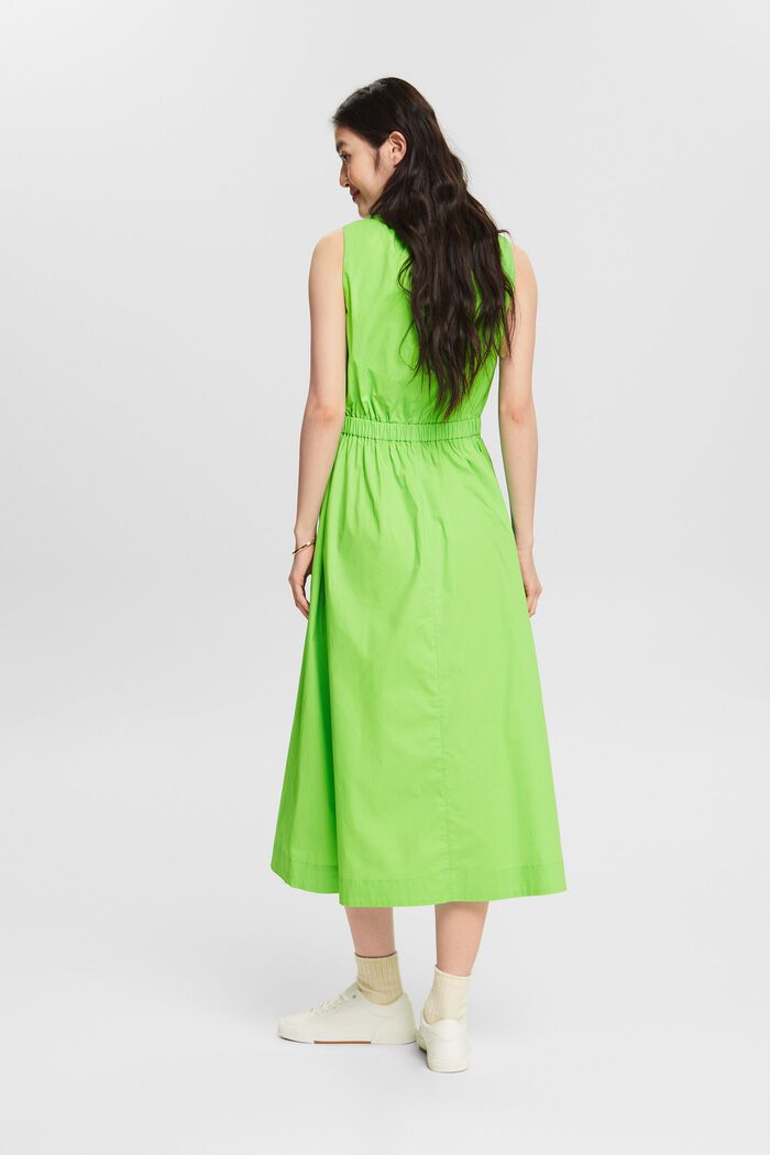 Mouwloze midi-jurk, CITRUS GREEN, detail image number 2
