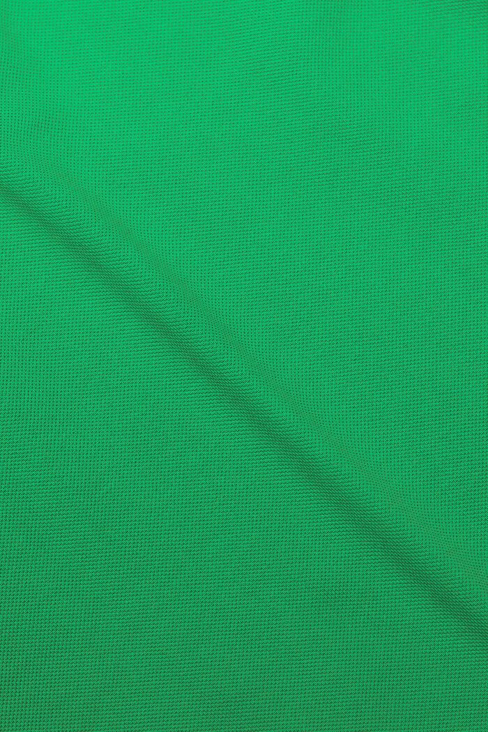 Polo en maille piquée de coton Pima, GREEN, detail image number 4