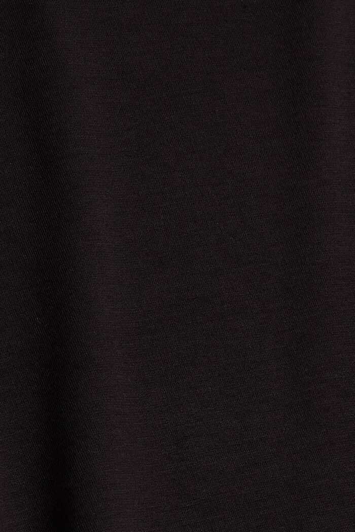 Robe d’intérieur, LENZING™ ECOVERO™, BLACK, detail image number 4