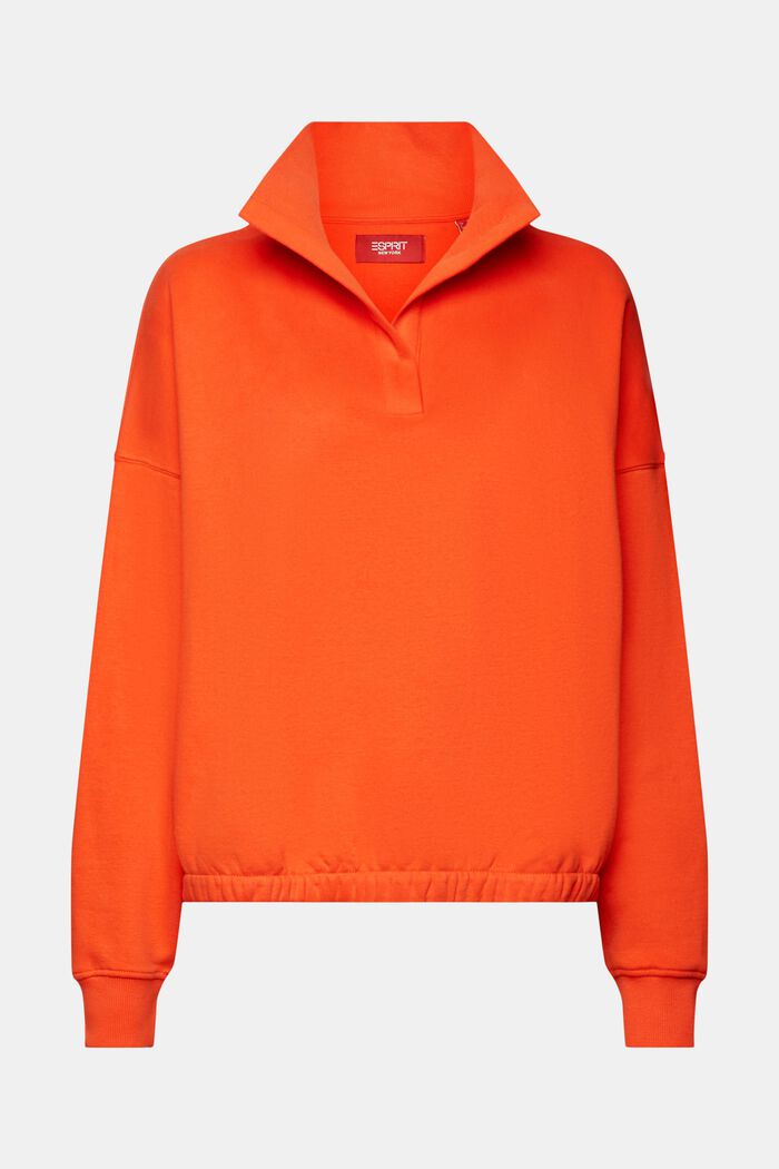 Sweater van fleece, BRIGHT ORANGE, detail image number 6