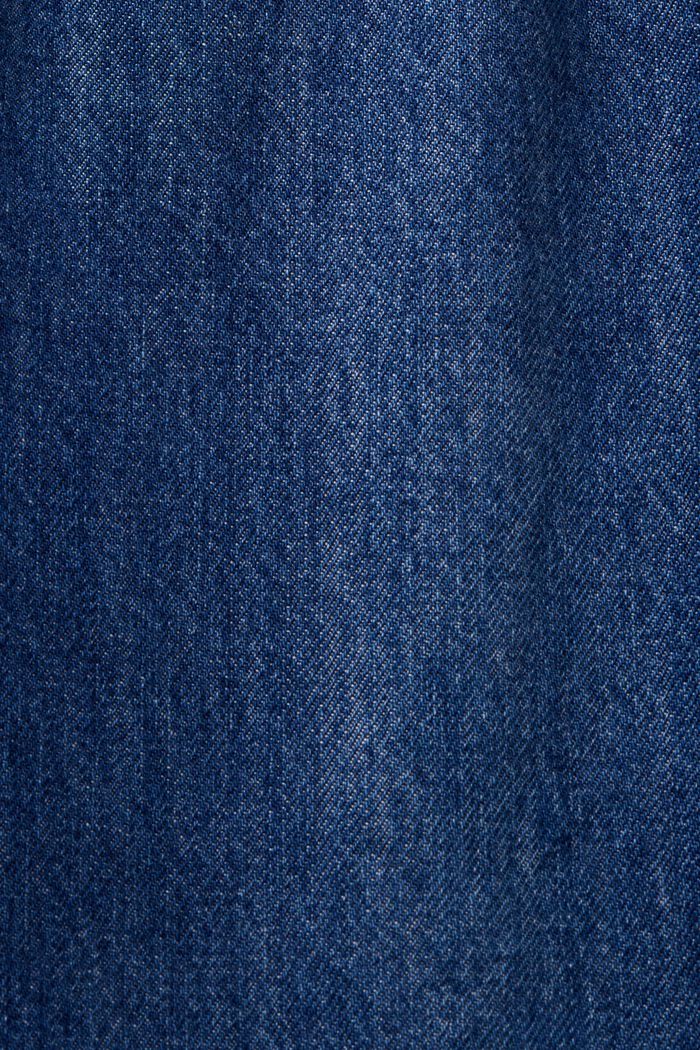 Jeans de coupe 90s asymétrique à jambes larges, BLUE DARK WASHED, detail image number 7