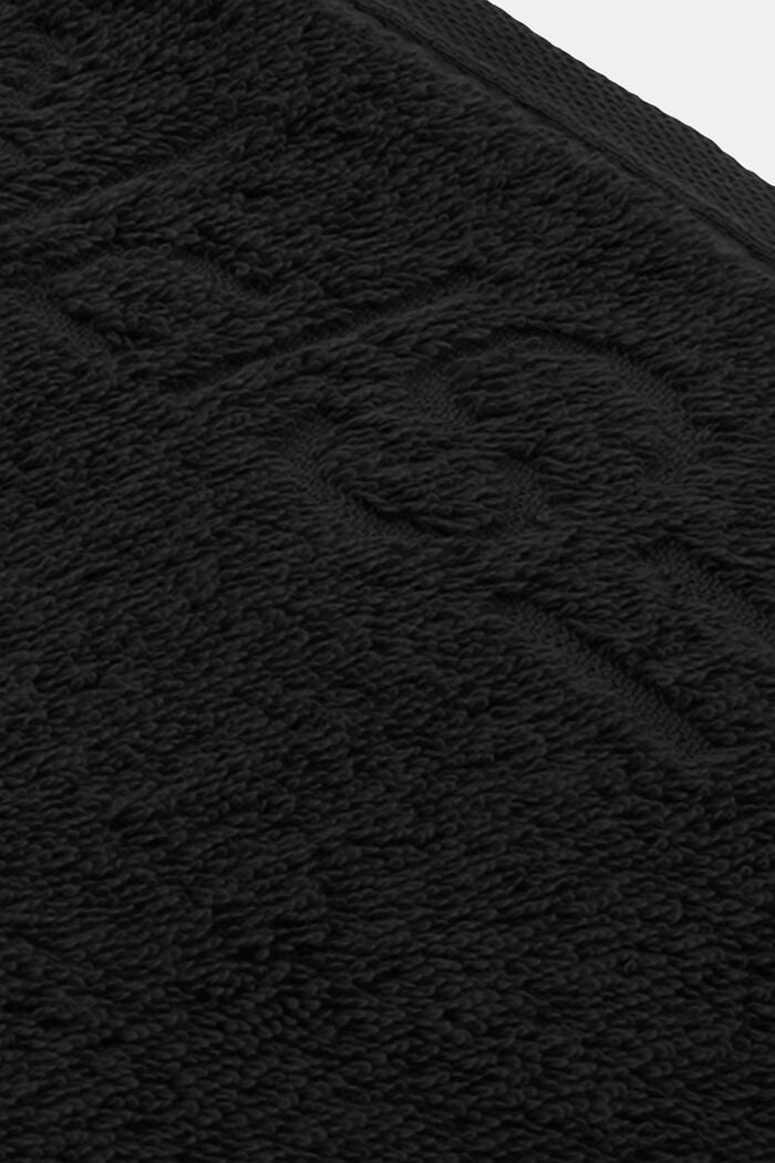 Collection de draps de bain en tissu éponge, BLACK, detail image number 5