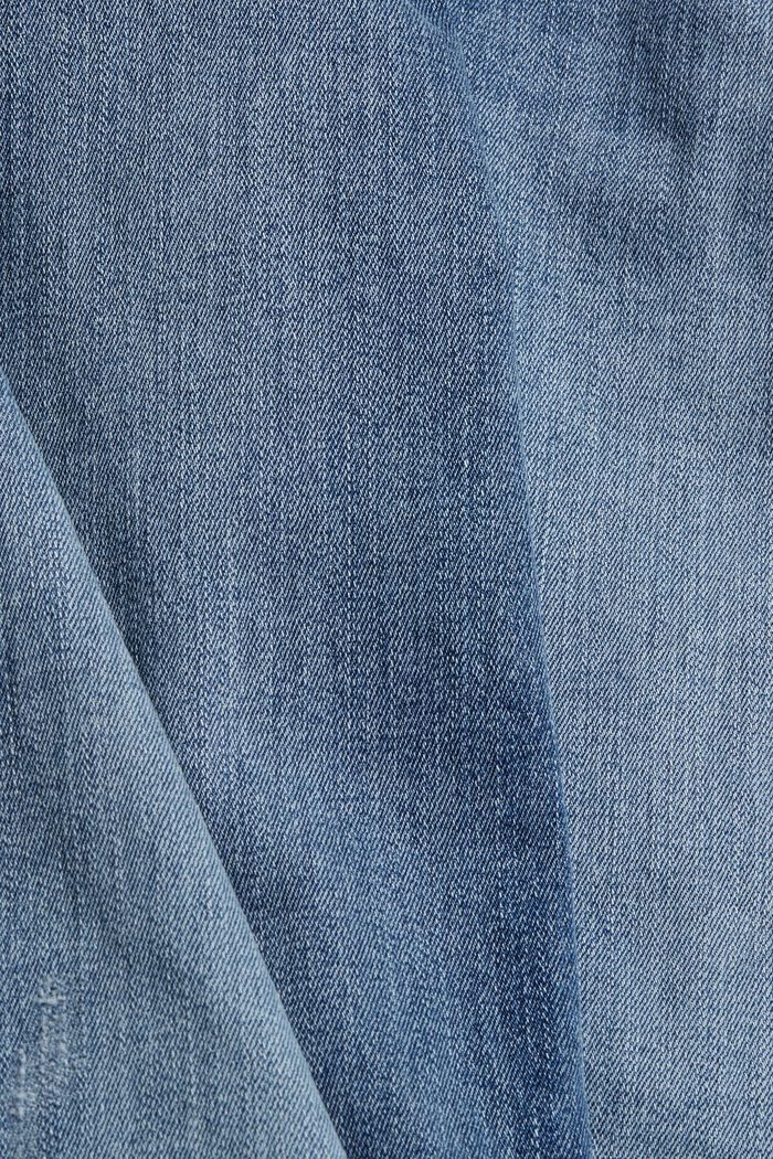 Shaping jeans met hoge taille, BLUE MEDIUM WASHED, detail image number 4