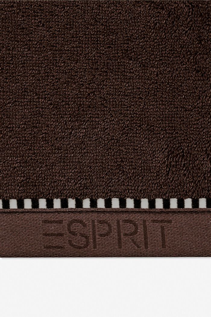 Met TENCEL™: handdoekenlijn van badstof, CHOCOLATE, detail image number 1
