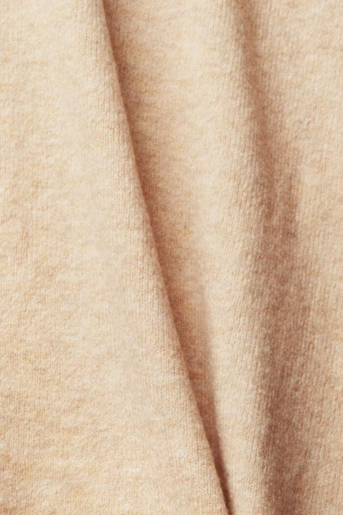 Cardigan en laine mélangée CURVY, SAND, detail image number 0