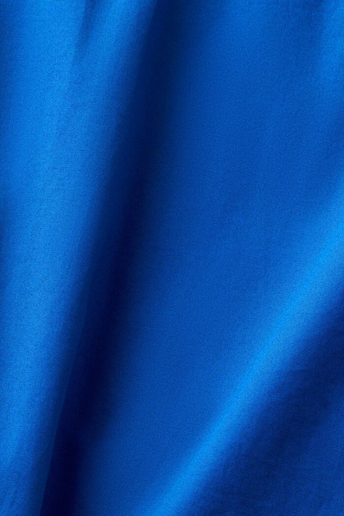 Chemise boutonnée en popeline de coton, BRIGHT BLUE, detail image number 5