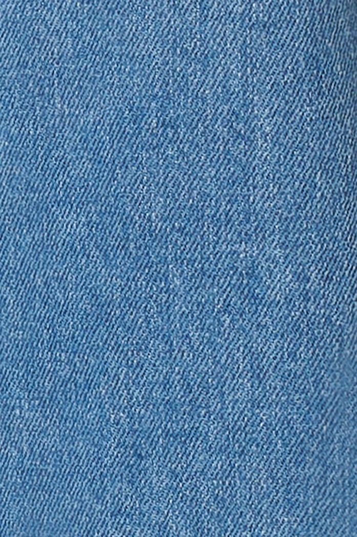 Jeans met cropped pijpen en band over de buik, MEDIUM WASHED, detail image number 3