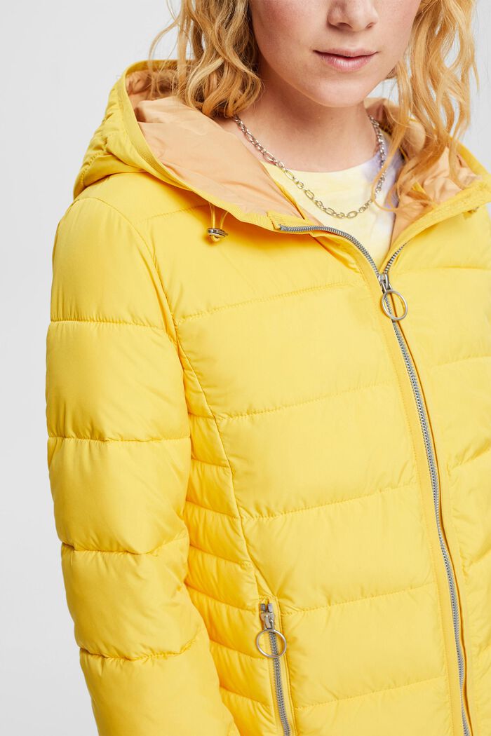 Jackets outdoor woven, YELLOW, detail image number 2