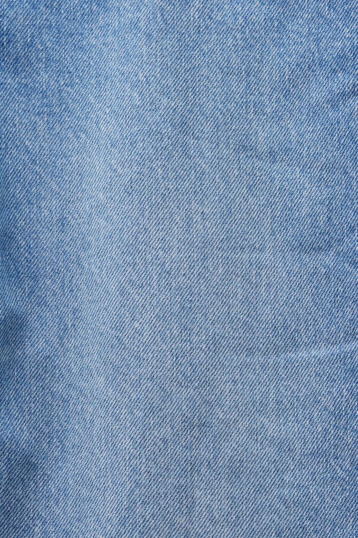 Klassieke high rise jeans met retrolook, BLUE BLEACHED, detail image number 6