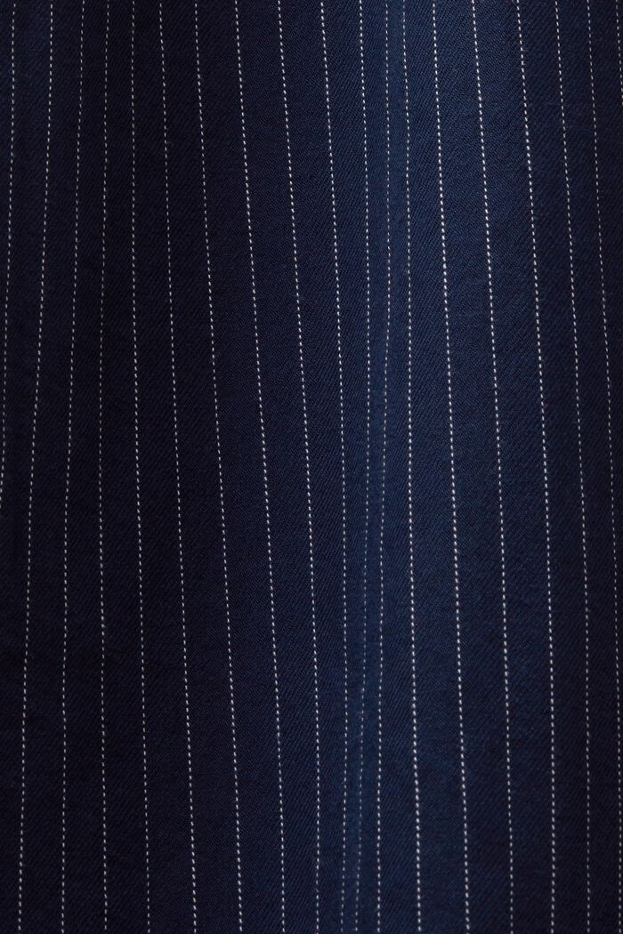 Chemise en twill à rayures tennis, 100 % coton, NAVY, detail image number 4