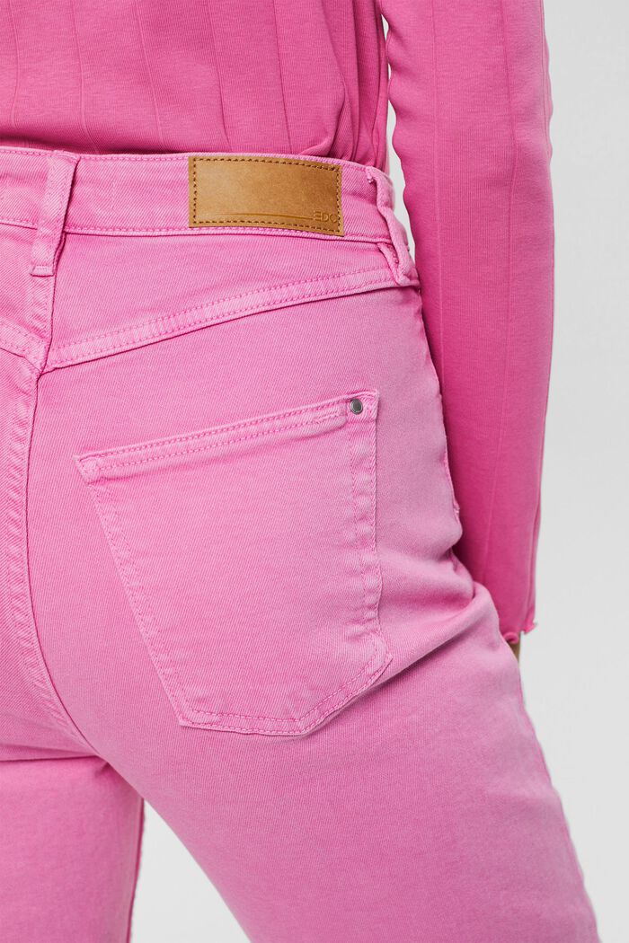 Pants woven high rise straight, PINK, detail image number 5