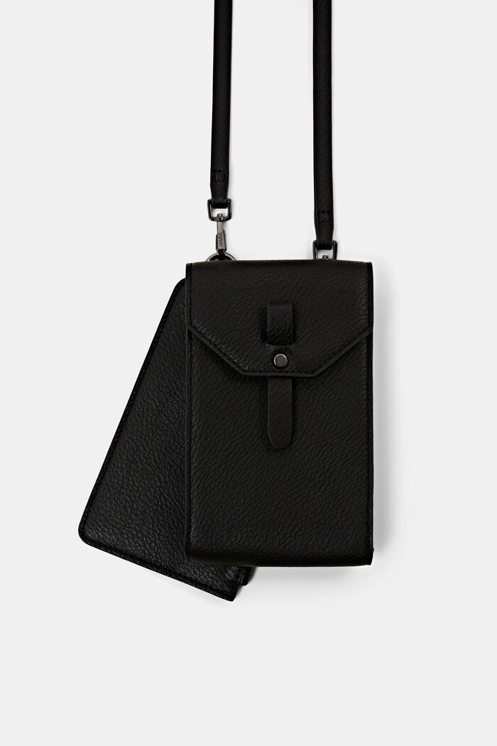 Crossbody bag met portemonnee en smartphonehoes