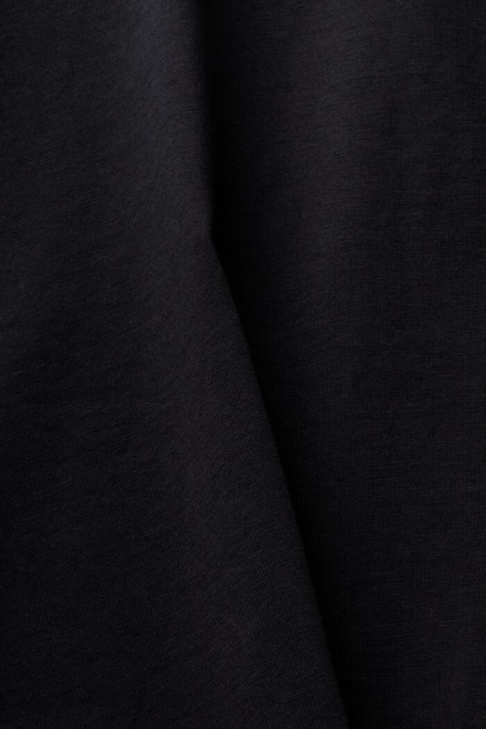 T-shirt met V-hals, BLACK, detail image number 5