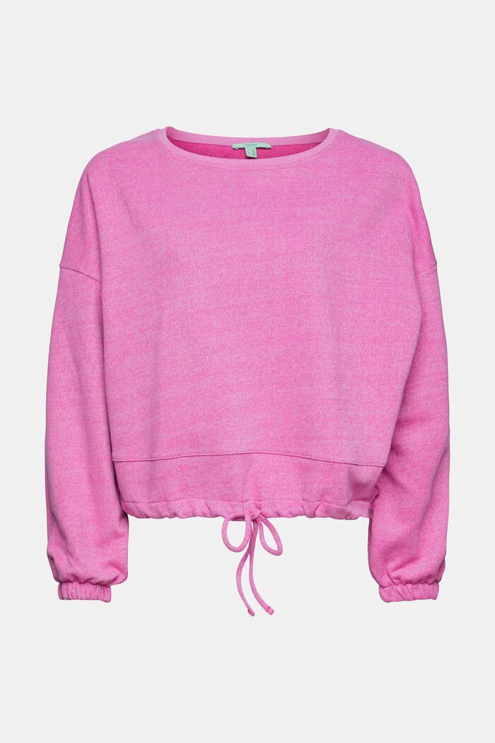 Sweatshirt met tunnelkoord, PINK FUCHSIA, detail image number 2