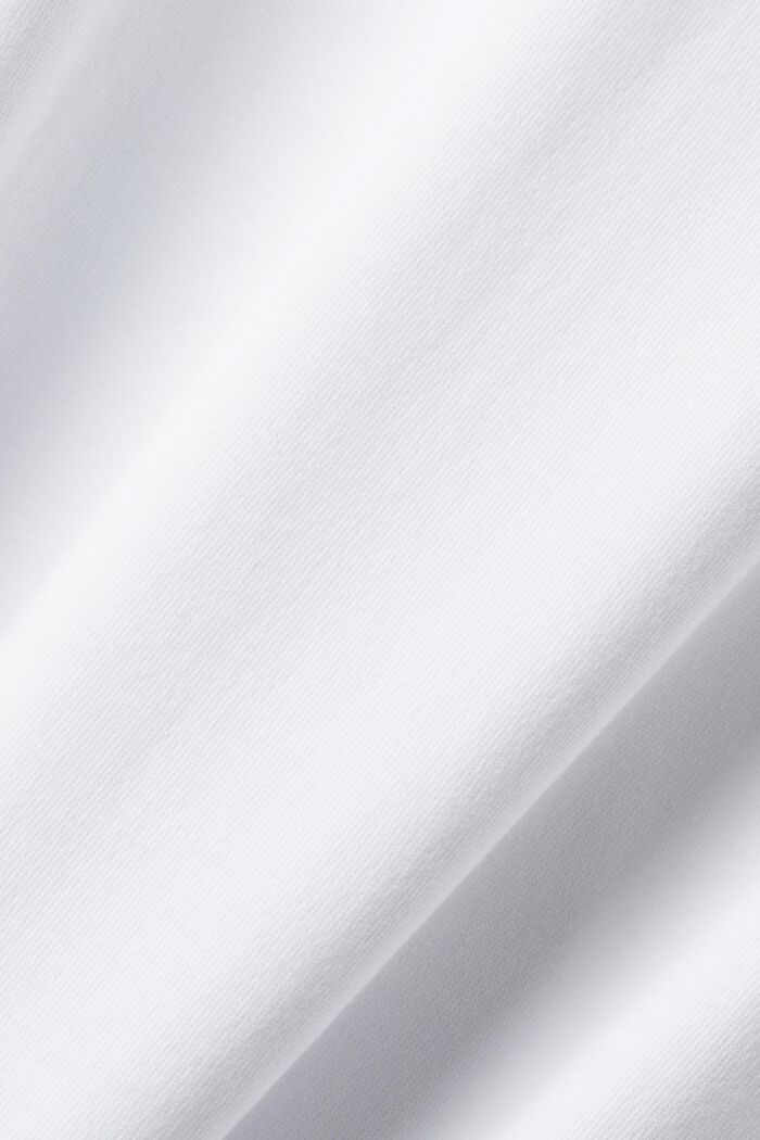 Poloshirt van pimakatoen, WHITE, detail image number 4