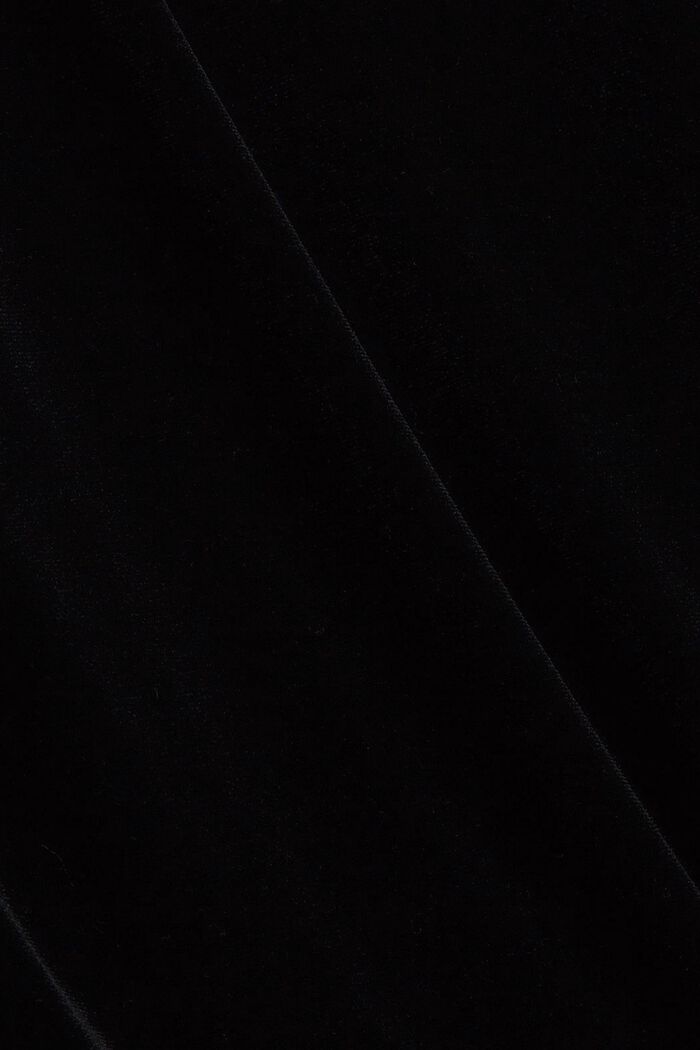 Top d’aspect velours à bretelles scintillantes, BLACK, detail image number 4