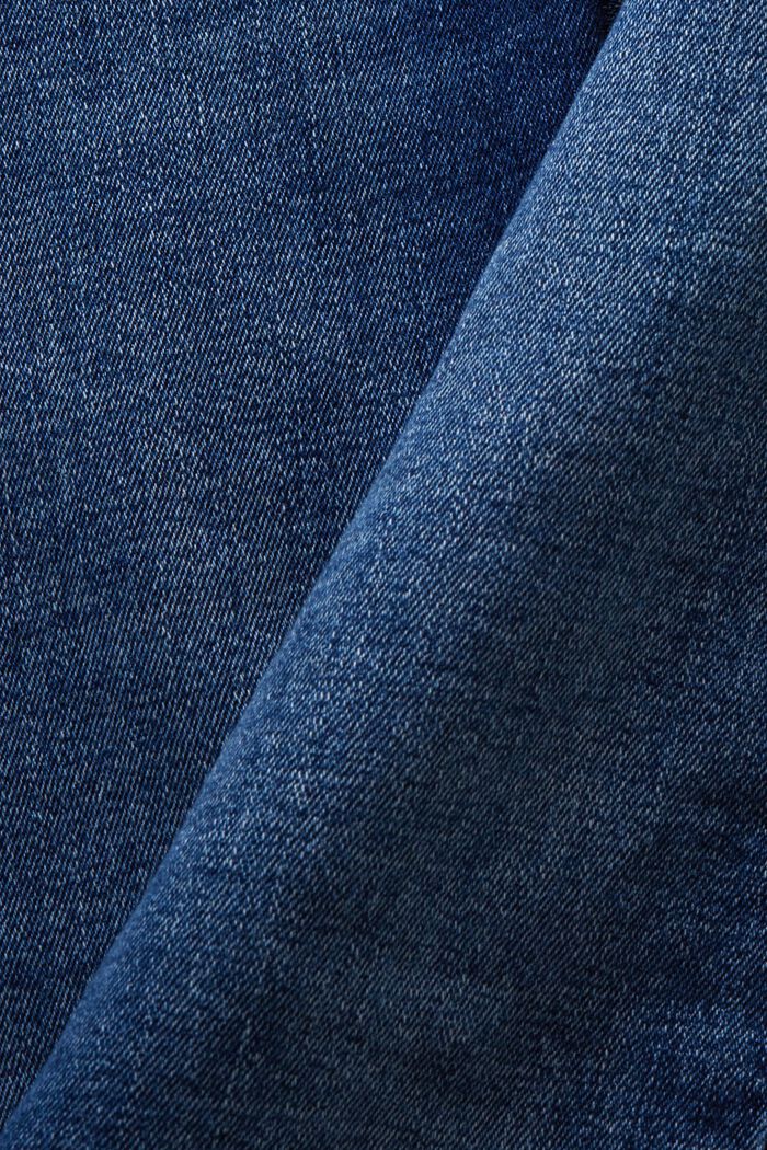 Jean stretch en coton biologique, BLUE MEDIUM WASHED, detail image number 6