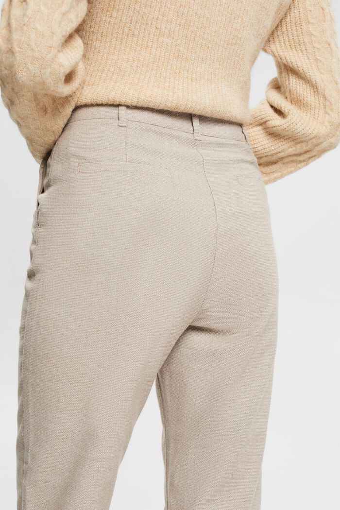 Pantalon taille haute de coupe boule, LIGHT TAUPE, detail image number 2