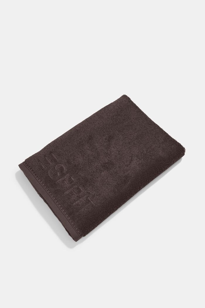À teneur en TENCEL™ : la collection de serviettes en tissu éponge, DARK BROWN, detail image number 0