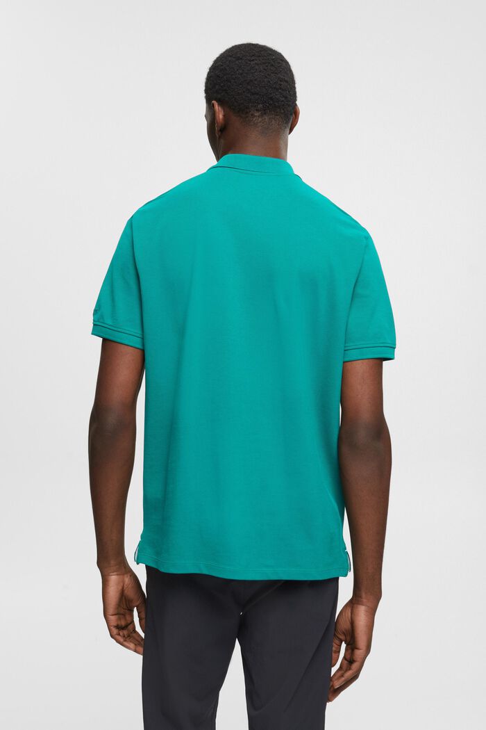 Polo coupe Slim Fit, EMERALD GREEN, detail image number 3