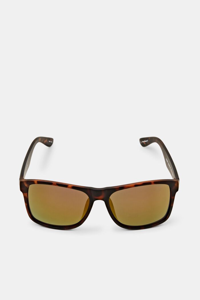 Getinte zonnebril met vol montuur, HAVANNA, detail image number 0