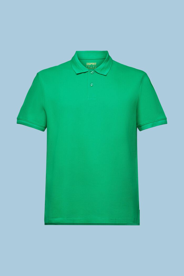 Poloshirt van katoen-piqué, GREEN, detail image number 5