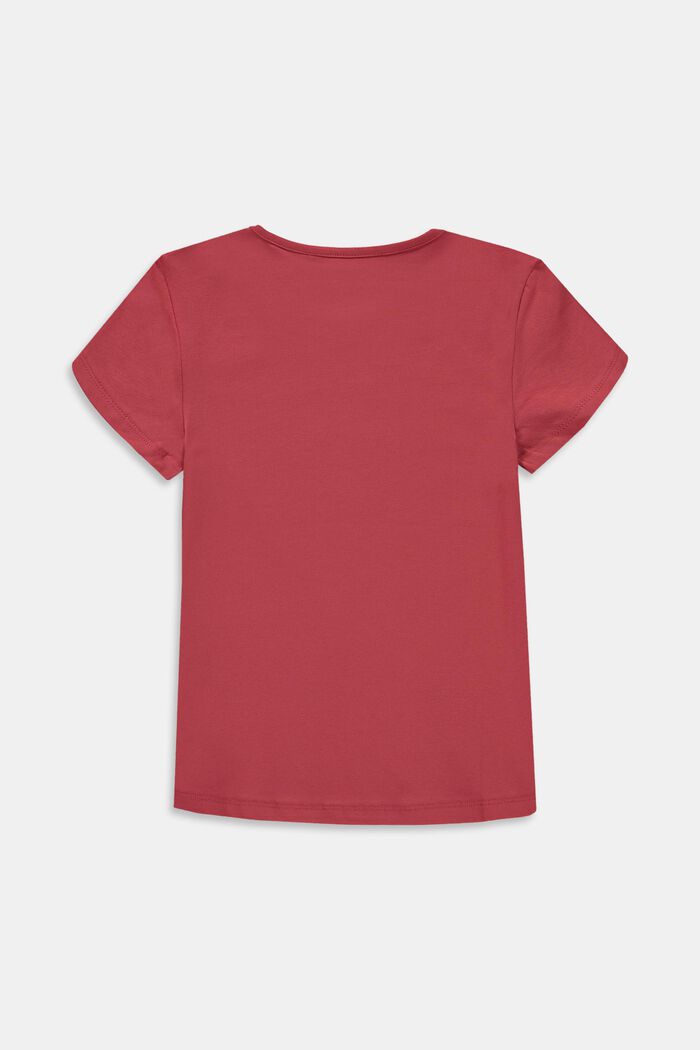 T-shirt met print, GARNET RED, detail image number 1
