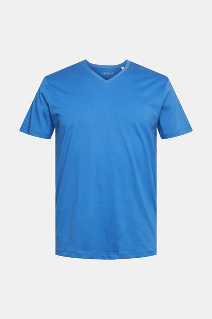 T-shirt à encolure en V en coton durable
