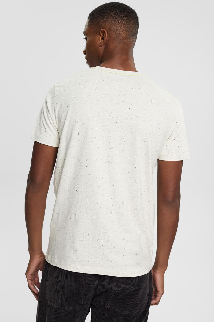 T-shirt en jersey moucheté, WHITE, detail image number 3