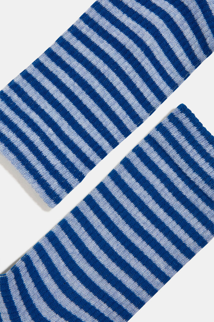 Lot de 2 paires de chaussettes à motif rayé, JEANS, detail image number 1